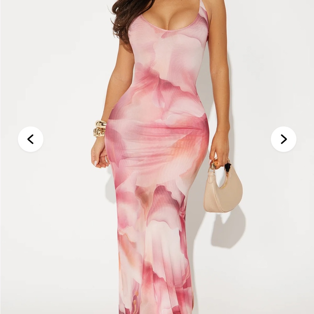 Anna Mesh Maxi Dress